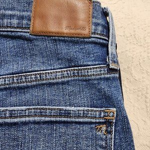 Madewell 11” High Rise Skinny Blue Jeans, 27